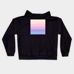 Pencil Strokes Of Pastel Yellow, Pinks and Blue Kids Hoodie